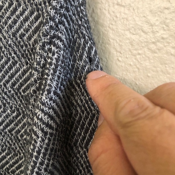 Faherty Men’s Herringbone French Terry Beach Hoodie in Granite Size L - Picture 14 of 14